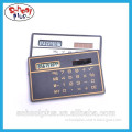 8 digit super slim bank card calculator solar power pocket calculator